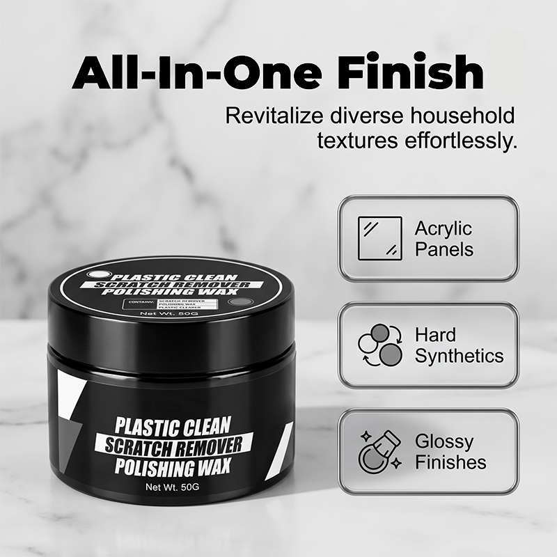 🔥Wax for removing and repairing scratches on automotive plastic surfaces (🎁sponge included)