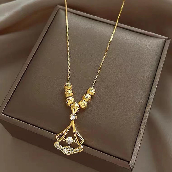18K Gold-Plated Ginkgo Leaf Necklace – A Symbol of Strength & New Beginnings