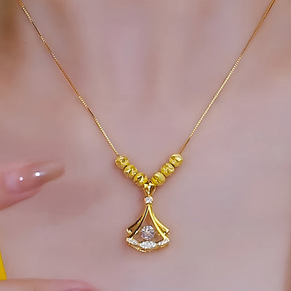 18K Gold-Plated Ginkgo Leaf Necklace – A Symbol of Strength & New Beginnings