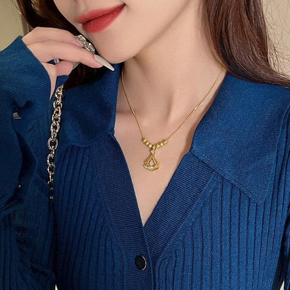 18K Gold-Plated Ginkgo Leaf Necklace – A Symbol of Strength & New Beginnings