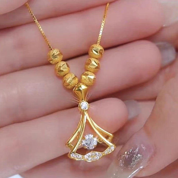 18K Gold-Plated Ginkgo Leaf Necklace – A Symbol of Strength & New Beginnings