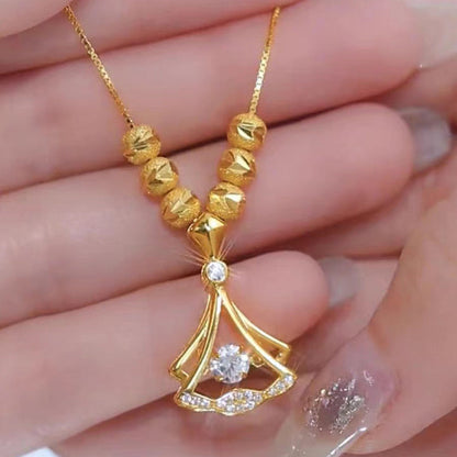 18K Gold-Plated Ginkgo Leaf Necklace – A Symbol of Strength & New Beginnings