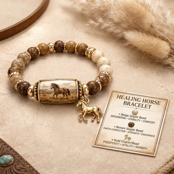 🐎 Limited Edition Western Horse Guardian Crystal Bracelet