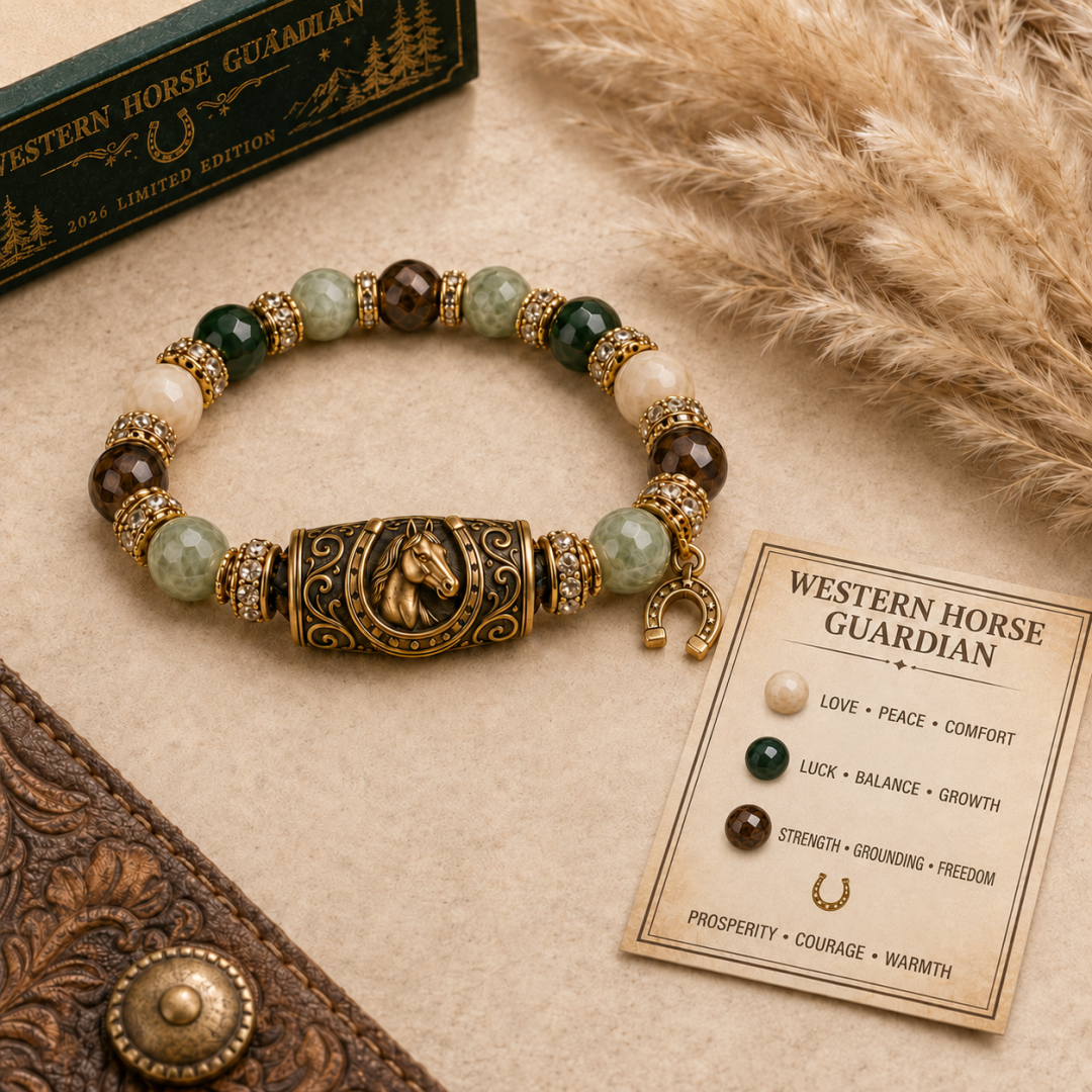 🐎 Limited Edition Western Horse Guardian Crystal Bracelet
