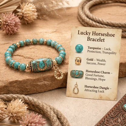 🐎 Limited Edition Western Horse Guardian Crystal Bracelet