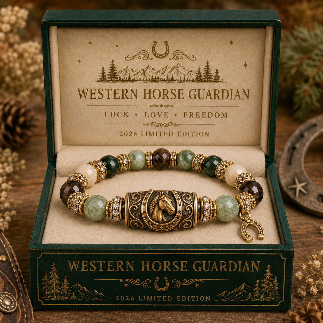 🐎 Limited Edition Western Horse Guardian Crystal Bracelet