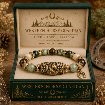 🐎 Limited Edition Western Horse Guardian Crystal Bracelet