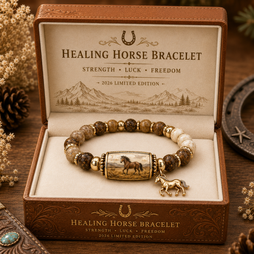 🐎 Limited Edition Western Horse Guardian Crystal Bracelet