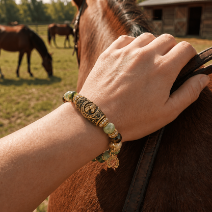 🐎 Limited Edition Western Horse Guardian Crystal Bracelet
