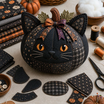 🍂 DIY Animal Pumpkin Sewing Kit