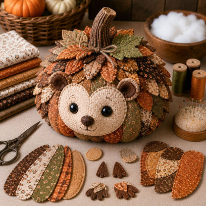 🍂 DIY Animal Pumpkin Sewing Kit