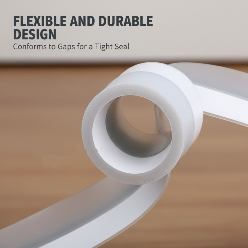 🌡️ Self-Adhesive Weather Stripping – Block Drafts, Seal Gaps &amp; Improve Home Comfort 🏠