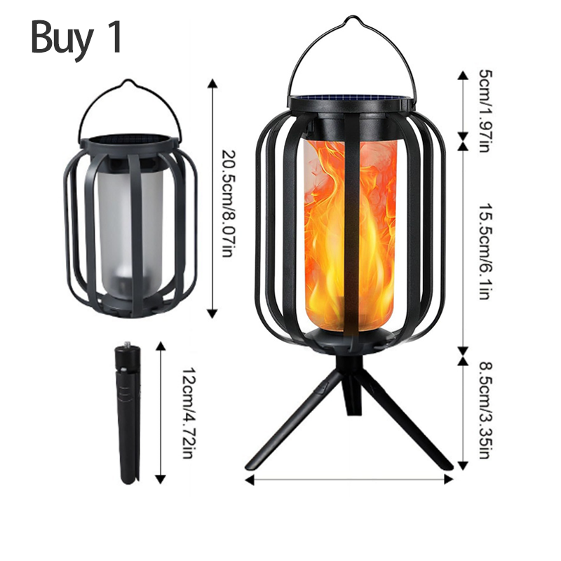 Solar-Powered Flashing LED Light – Warm Outdoor Ambiance Without an Open Flame☀️💡
