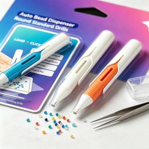 💎Automatic Pen for Diamond Painting – Faster Stone Laying and No Constant Wax Refills