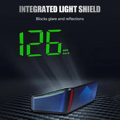 🚗 GPS Head-Up Display Speedometer – Digital HUD for Cars, Trucks & Motorcycles