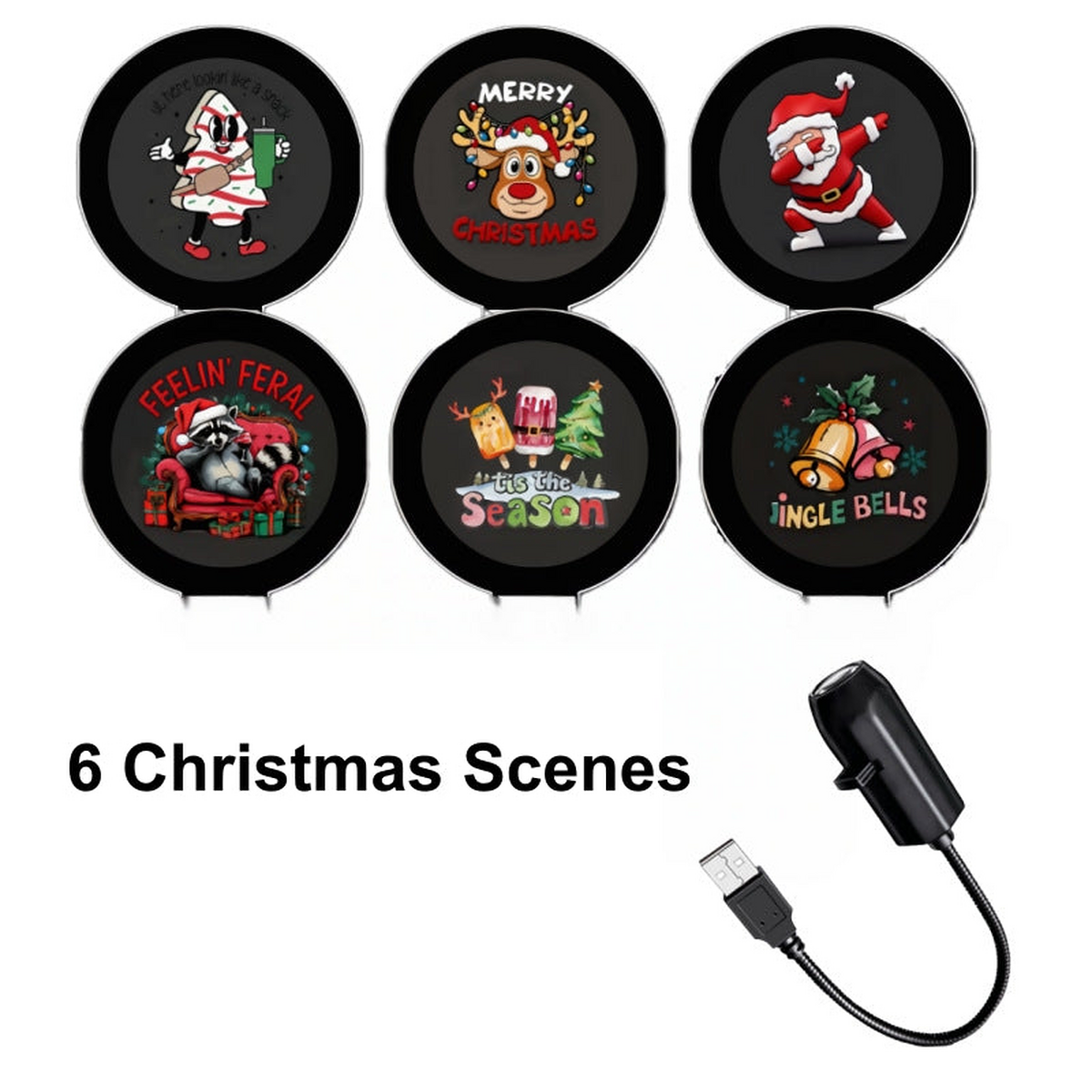 ✨🎄 HD Holiday Projector – Plug-and-Play Multi-Scene Light for Christmas, Halloween & Faith-Themed Decor