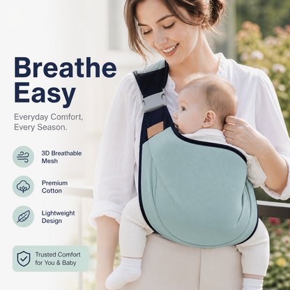 👶 4-in-1 Breathable Baby Carrier – 0–36M | Front & Back Carry | Hands-Free Comfort ✨