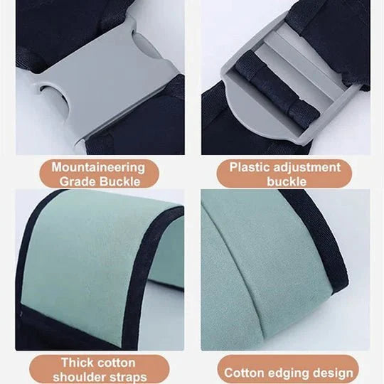 👶 4-in-1 Breathable Baby Carrier – 0–36M | Front & Back Carry | Hands-Free Comfort ✨