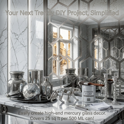 Silver Looking Mirror Paint