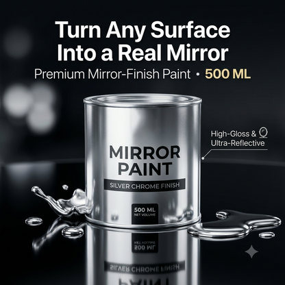 Silver Looking Mirror Paint