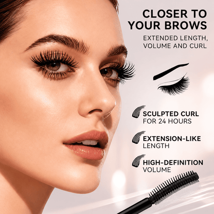 ✨ Waterproof Curling & Lengthening Mascara