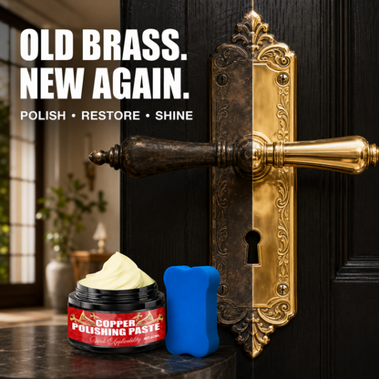 🎺🛡️Copper & Brass Polish Paste – Restore Tarnished Metals to a Brilliant Shine