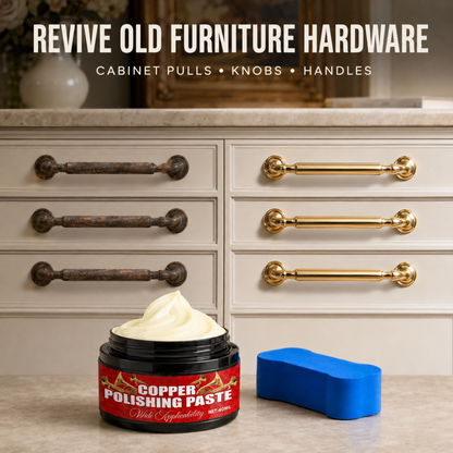 🎺🛡️Copper & Brass Polish Paste – Restore Tarnished Metals to a Brilliant Shine