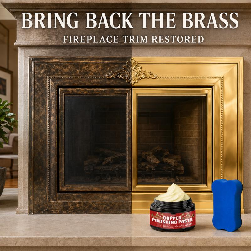 🎺🛡️Copper & Brass Polish Paste – Restore Tarnished Metals to a Brilliant Shine