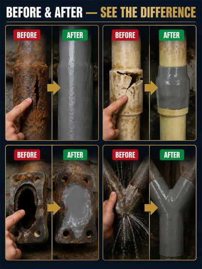 Heavy-Duty Metal Repair Adhesive – No-Weld Bonding, Steel-Like Strength & Heat Resistance