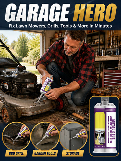 Heavy-Duty Metal Repair Adhesive – No-Weld Bonding, Steel-Like Strength & Heat Resistance