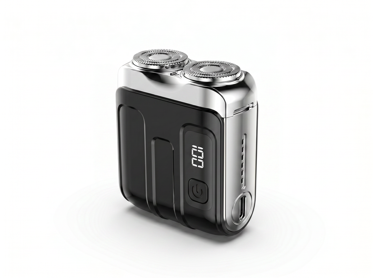 ✨Portable Mini Men’s Electric Shaver, Compact Rechargeable Wet & Dry Shaver for Travel & Gym