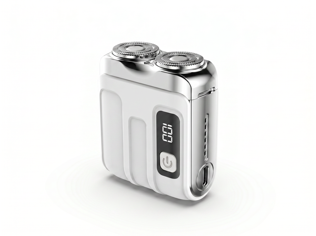 ✨Portable Mini Men’s Electric Shaver, Compact Rechargeable Wet & Dry Shaver for Travel & Gym