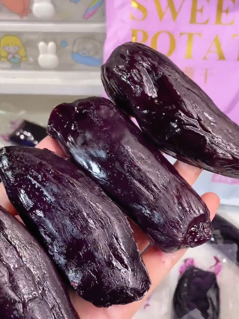 ✨Triple-Steamed Organic Purple Yam Strips – Naturally Sweet, Soft & Chewy🍠
