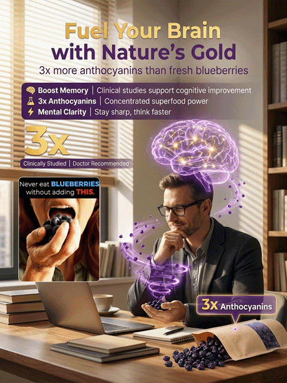 🫐 Premium Unsweetened Dried Blueberries — No Added Sugar, Naturally Rich in Flavonoids