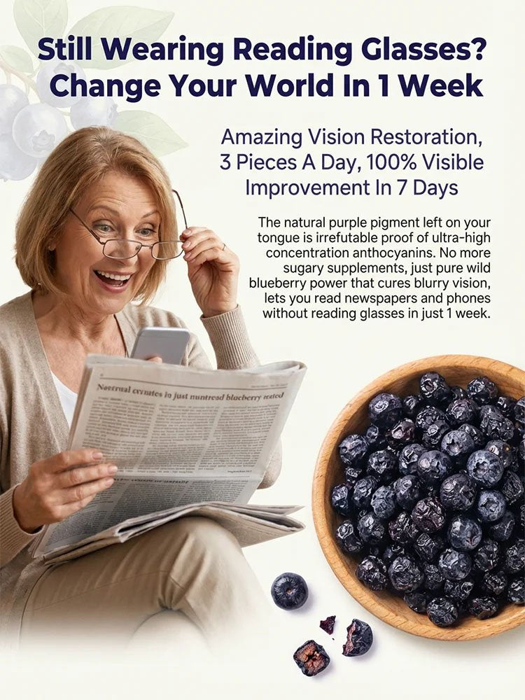 🫐 Premium Unsweetened Dried Blueberries — No Added Sugar, Naturally Rich in Flavonoids
