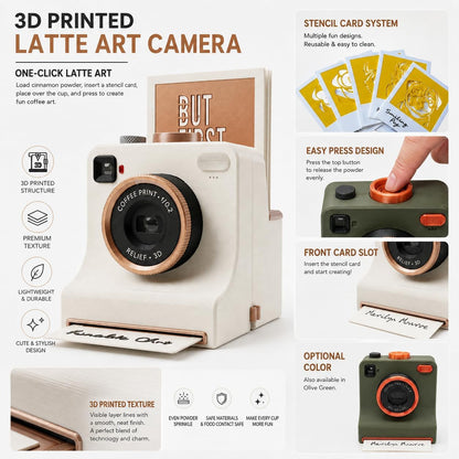 ☕🎨 Smart Latte Art Maker Camera Tool – Create Beautiful Latte Designs at Home