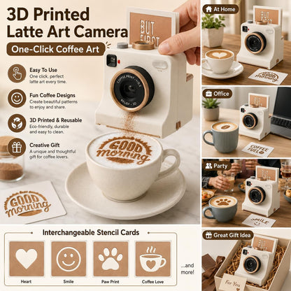 ☕🎨 Smart Latte Art Maker Camera Tool – Create Beautiful Latte Designs at Home