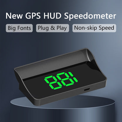 🚗 GPS Head-Up Display Speedometer – Digital HUD for Cars, Trucks & Motorcycles