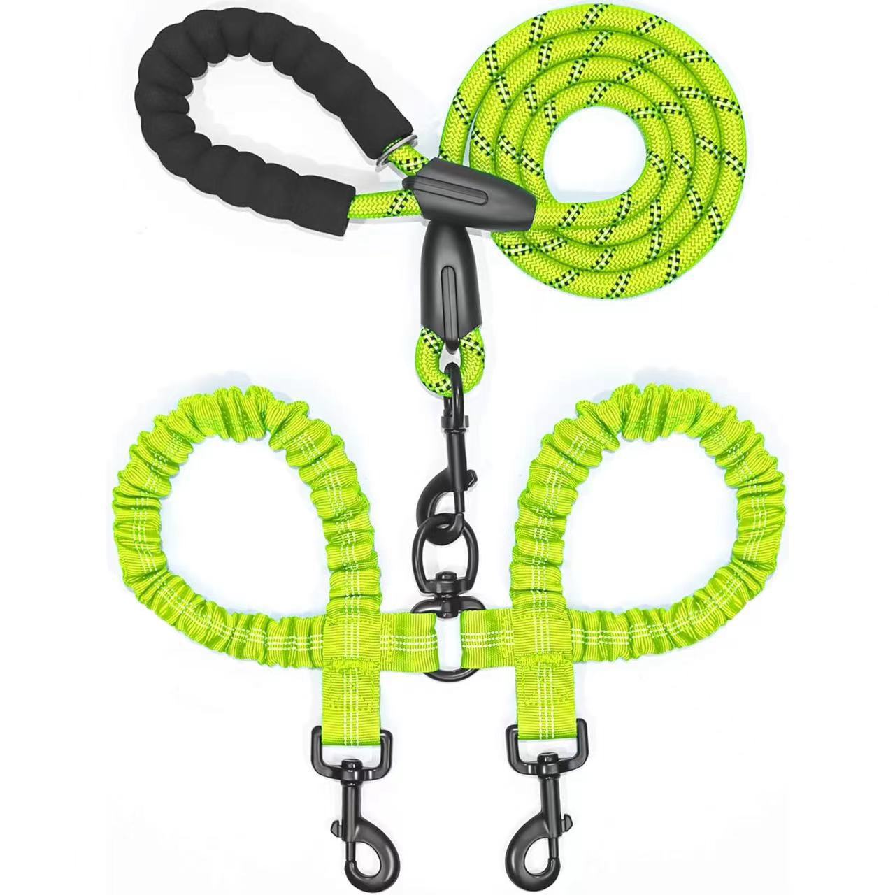 Heavy-Duty Shock-Absorbing Dog Leash – Bungee Control Leash for Walking, Running & Training