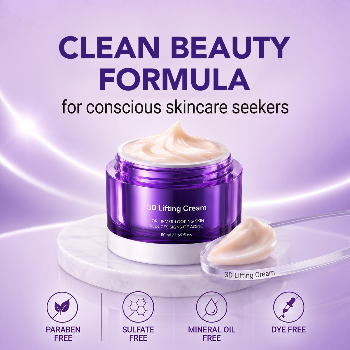 3D Lifting Cream 1.7 fl oz | Advanced Korean Facial Night Cream 2026