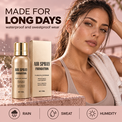 💄✨ Air Spray Foundation – flawless full coverage, waterproof & sweatproof. 💋💖