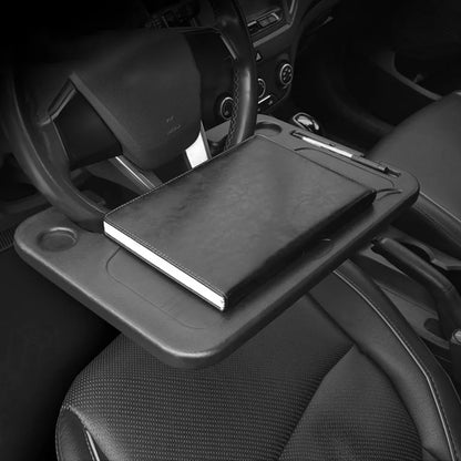 🚗 Multifunctional Steering Wheel Tray – Portable Car Lap Desk & Dining Table