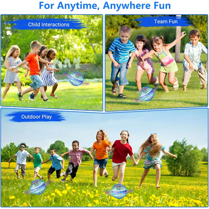 LED Flying Orb Ball Toy – Hand-Controlled 360° Hovering Spinner for Kids & Adults