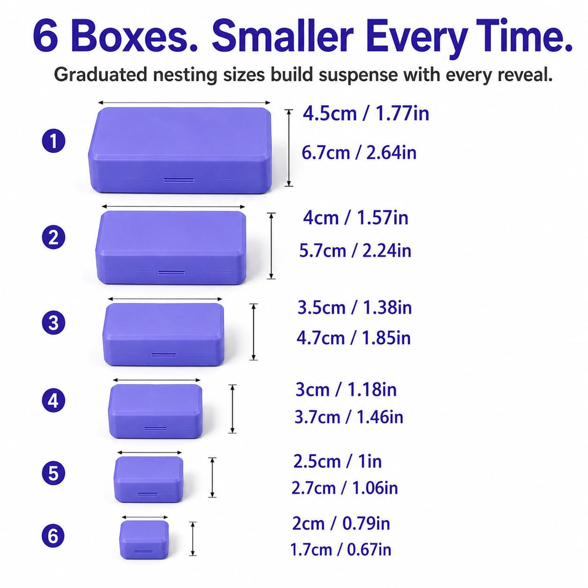 🎁 Multi-Layer Surprise Gift Box  – 6 Layers of Fun, One Tiny Surprise Inside