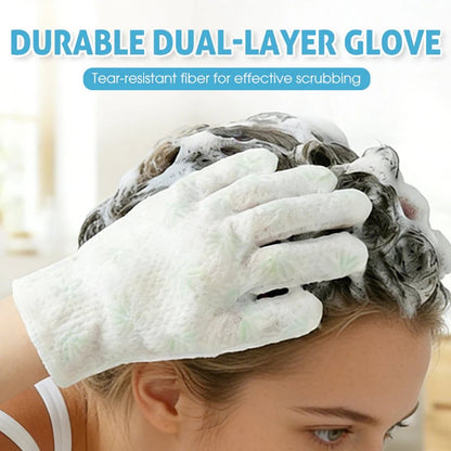 No-Rinse Hair Cleansing Gloves – Refreshing Scalp & Hair Wipes for Oily-Looking Hair