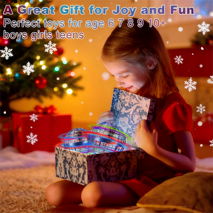 LED Flying Orb Ball Toy – Hand-Controlled 360° Hovering Spinner for Kids & Adults