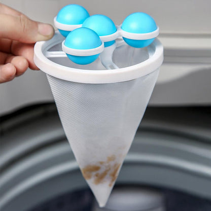Washing Machine Floating Lint Filter – Pet Hair & Lint Remover Bag