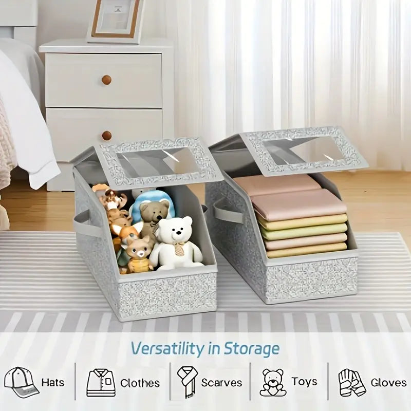 Stackable Cardboard Hat Storage Box Household Wardrobe Cap Organizer