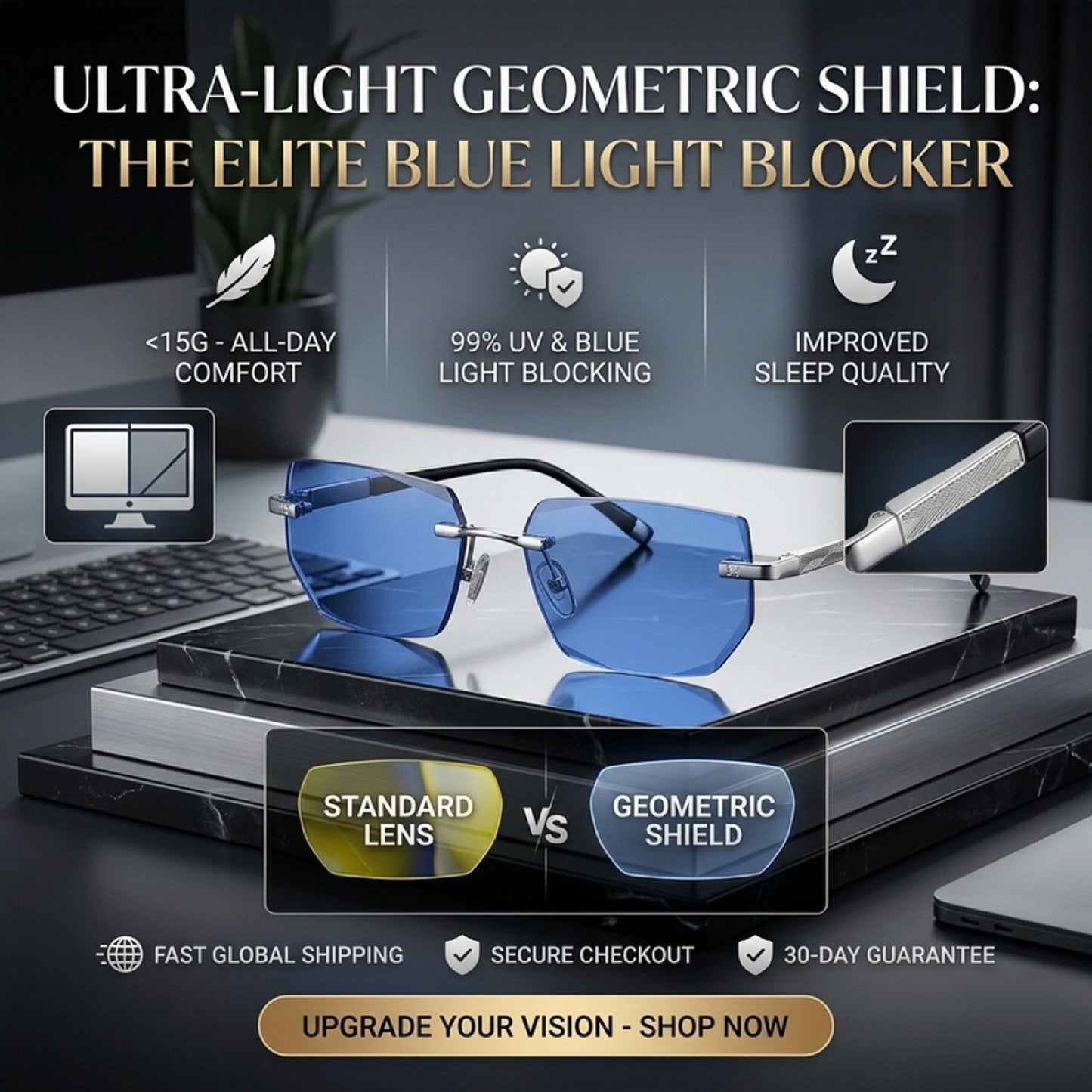 👓 Smart Auto-Focus Reading Glasses - Crystal Clear Vision for Seniors