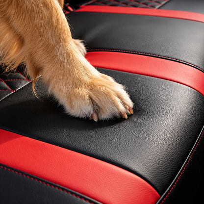 9-Piece Universal Fit Leather Car Seat Cover Set